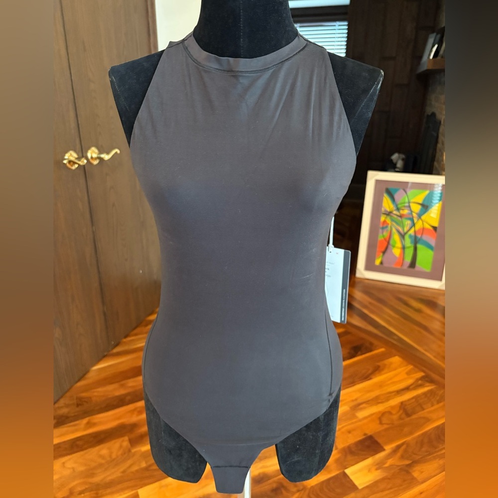 lululemon athletica Black High-Neck Bodysuit Tag, NEW